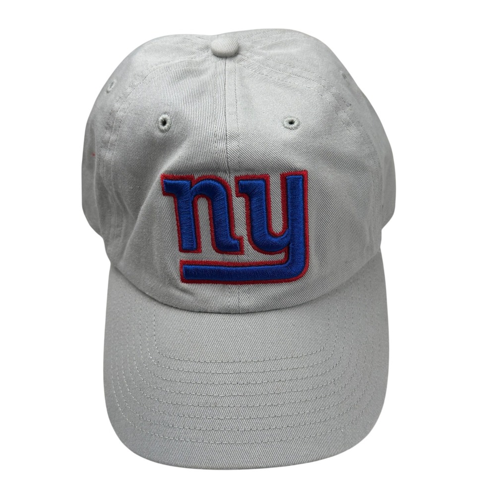 New York Giants 47 Brand Clean Up Adjustable Hat Gray NFL Football Cap OSFA
